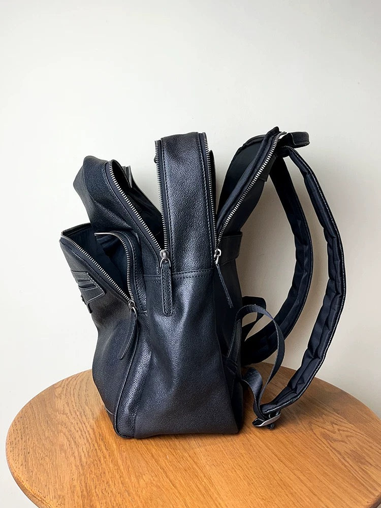 Classic Leather Business Backpack