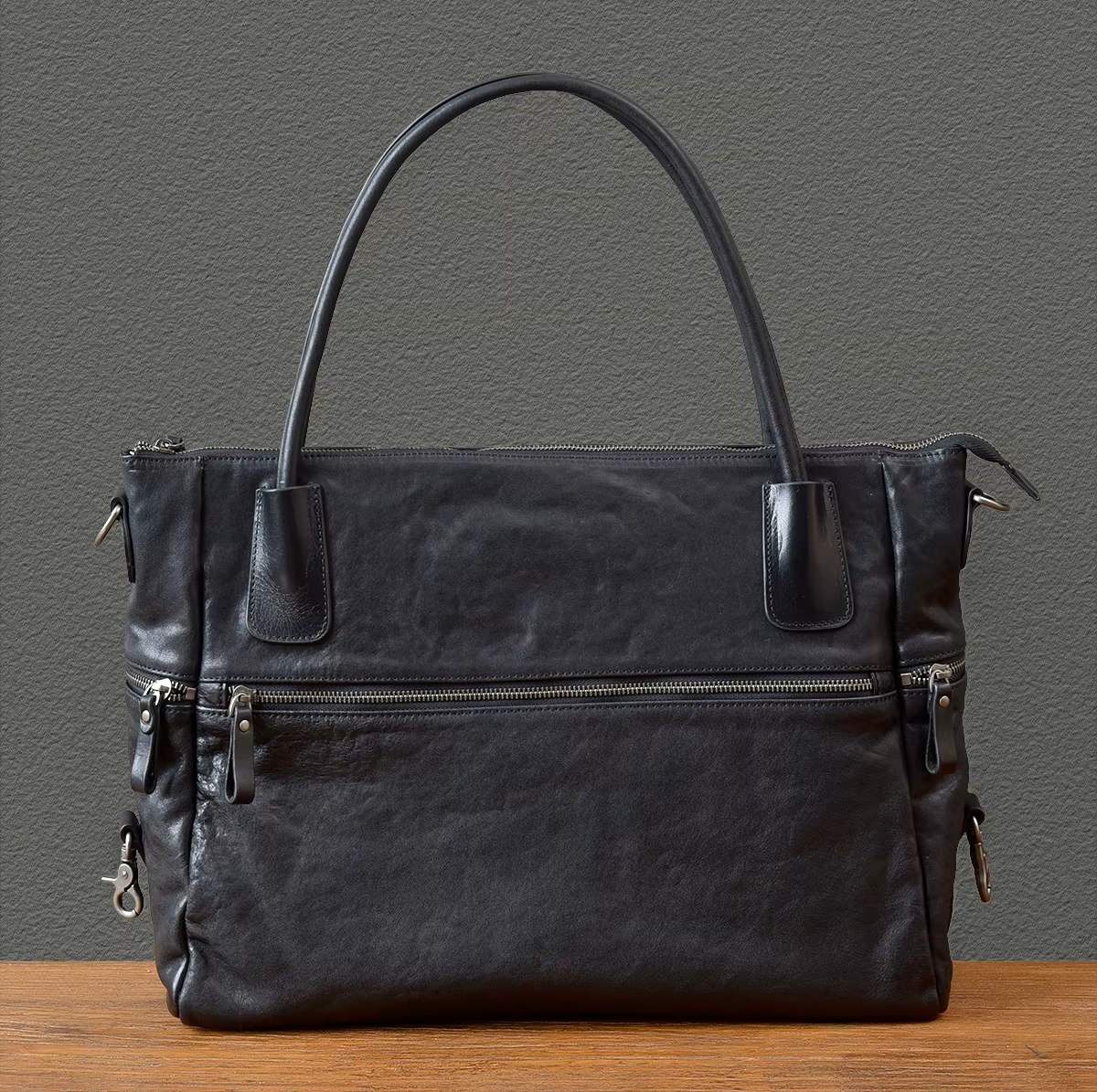Executive Heritage Leather Work & Travel Bag