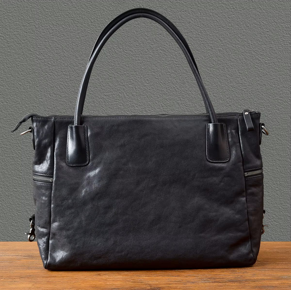 Executive Heritage Leather Work & Travel Bag