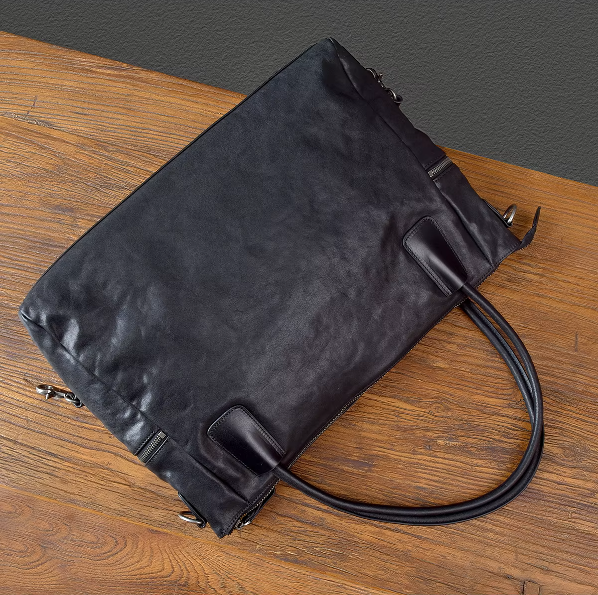 Executive Heritage Leather Work & Travel Bag