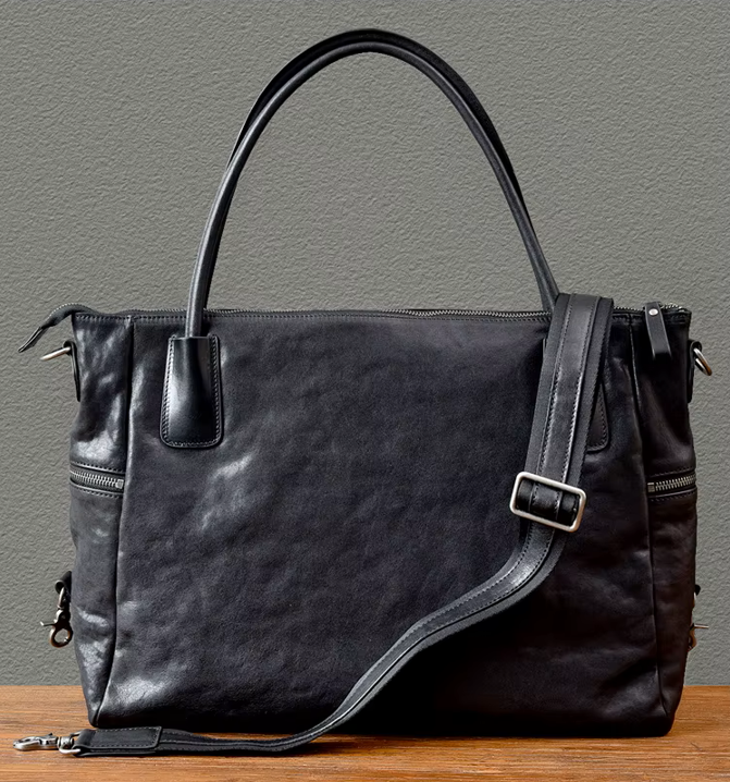 Executive Heritage Leather Work & Travel Bag