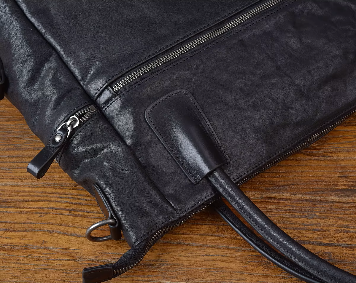 Executive Heritage Leather Work & Travel Bag