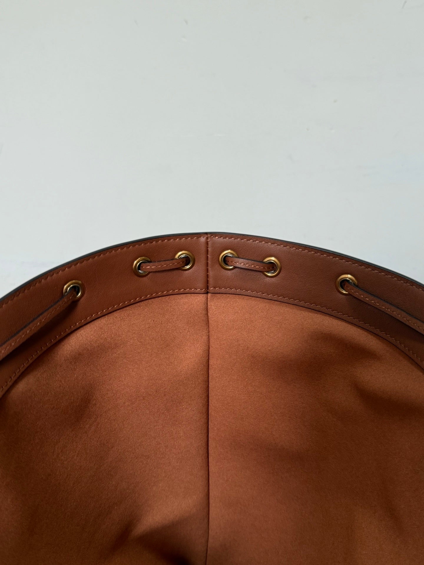 Soft Curve Cowhide Leather Hobo Bag