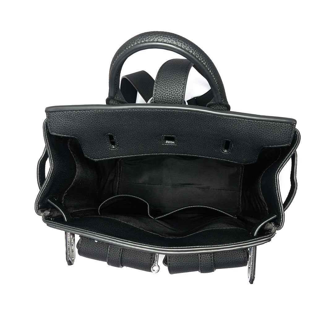 Multi Pocket Leather Backpack