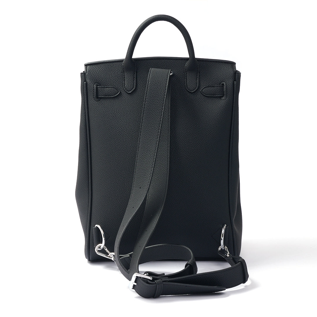 Multi Pocket Leather Backpack