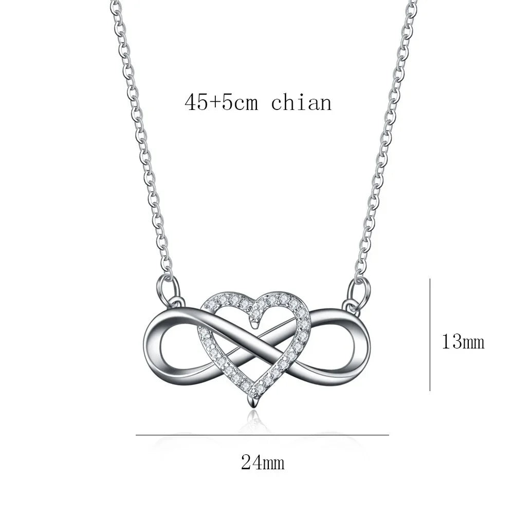 Infinity Heart Necklace