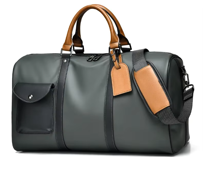 Urban Voyager Leather Duffel Bag