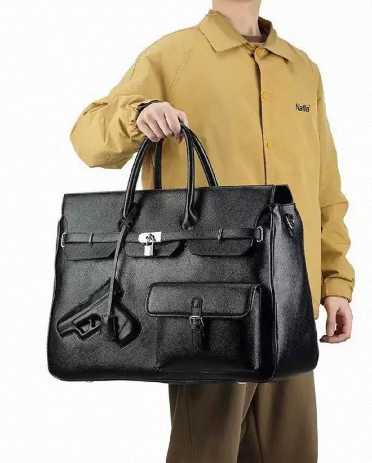 Full Grain Leather Travel and Business Bag