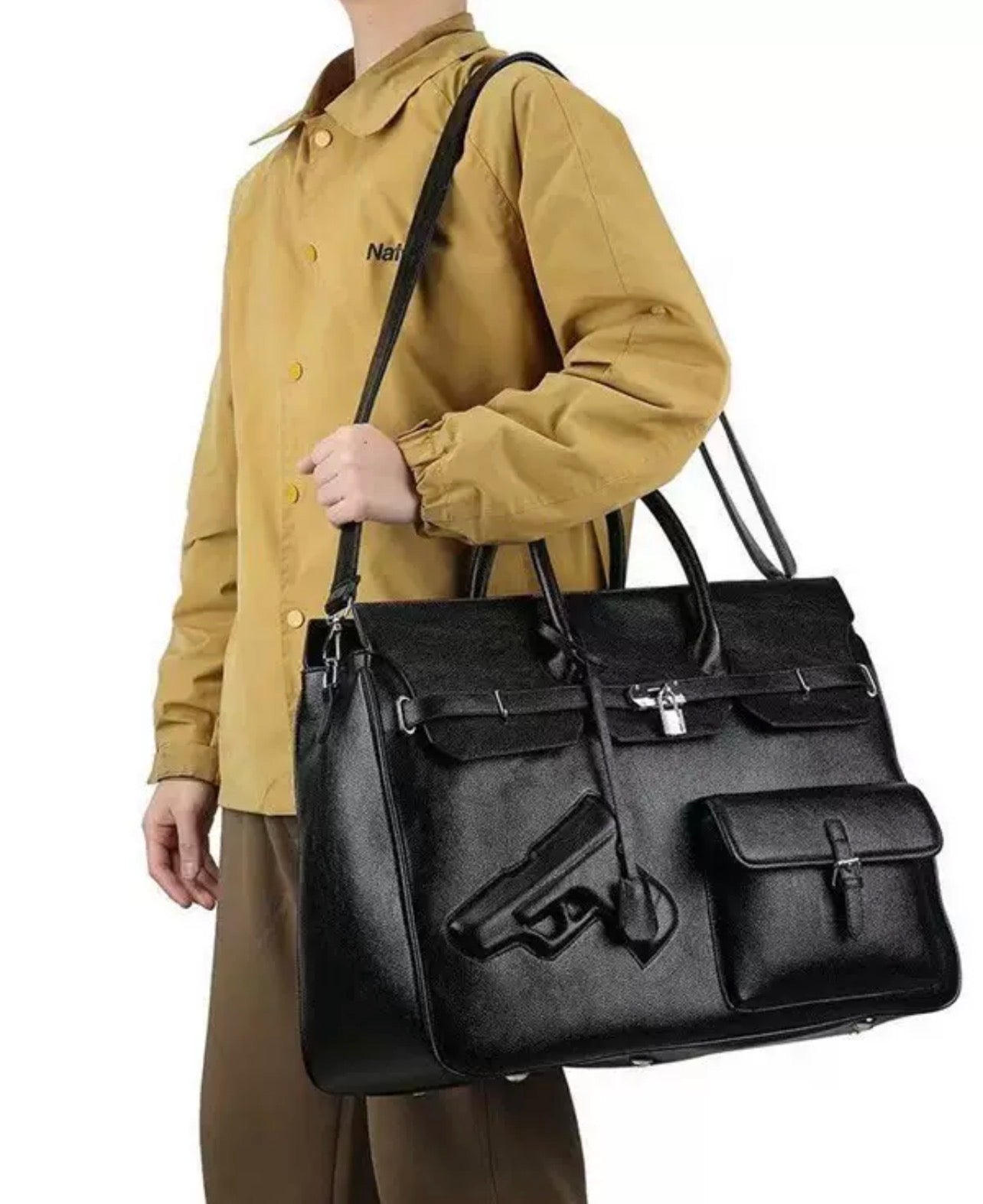 Full Grain Leather Travel and Business Bag