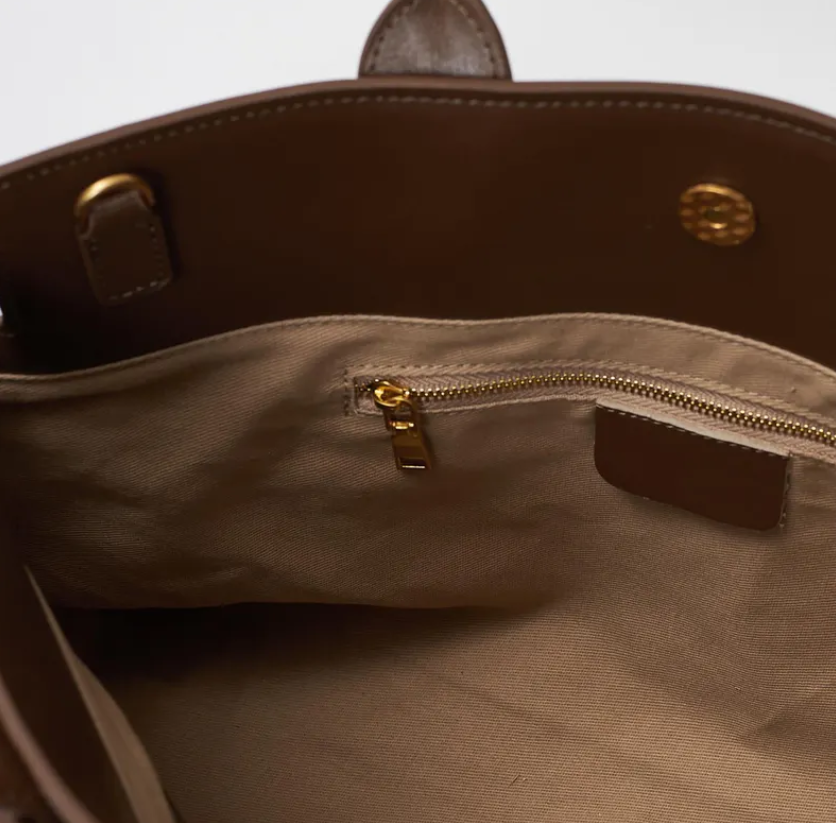 Classic Structured Leather Tote