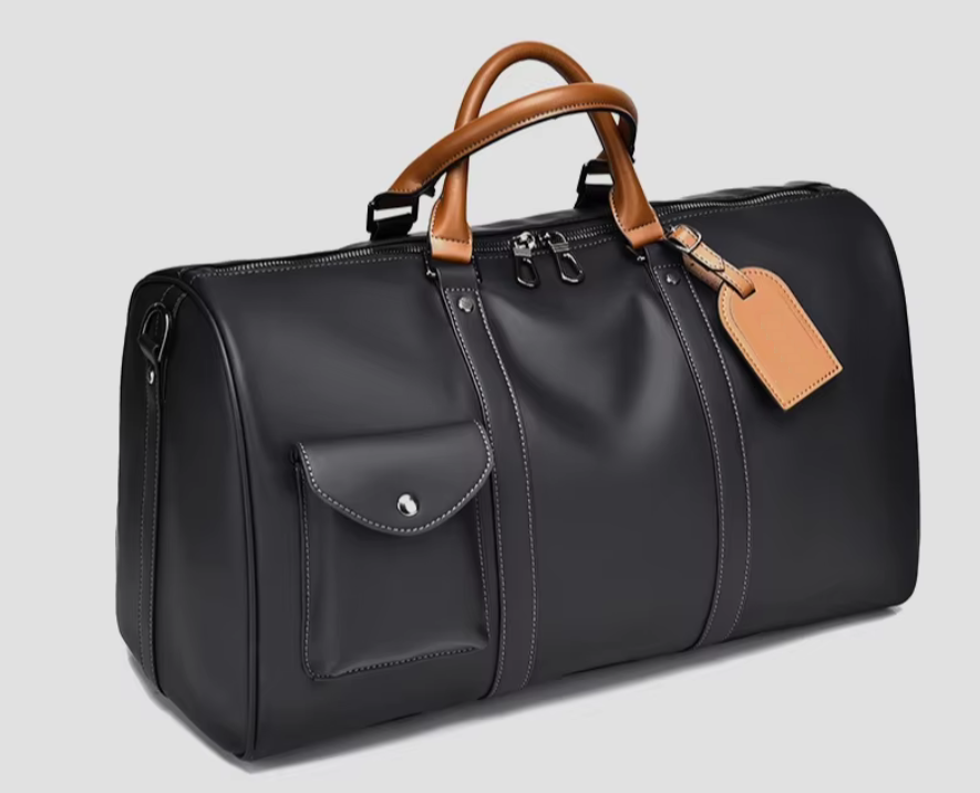 Urban Voyager Leather Duffel Bag