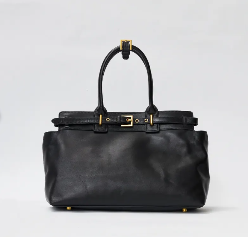 Classic Structured Leather Tote
