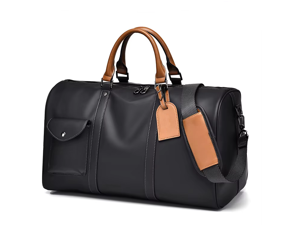 Urban Voyager Leather Duffel Bag