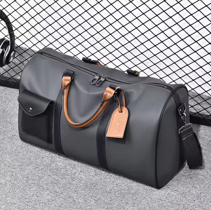 Urban Voyager Leather Duffel Bag