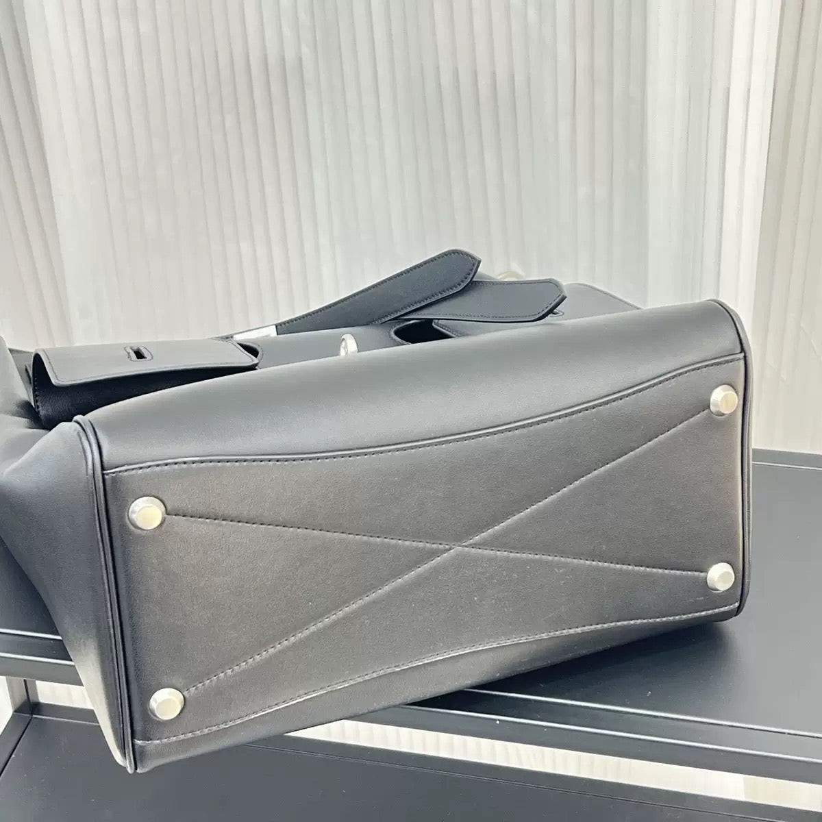 Urban Luxe Cowhide Bucket Tote