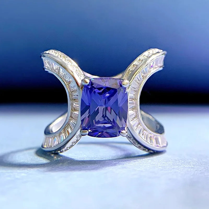 Infinity Sapphire Diamond Ring