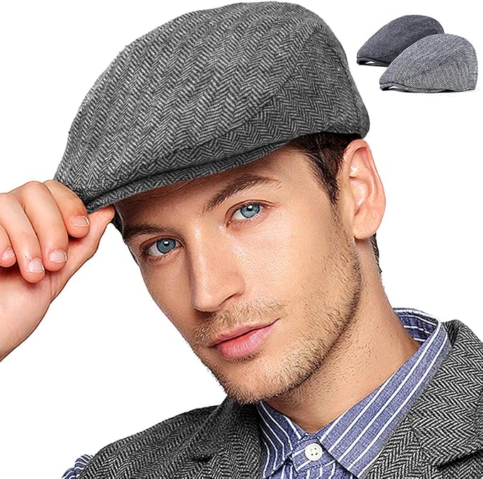 Classic British-Style Flat Cap