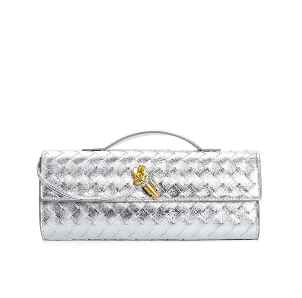 Woven clutch leather Bag