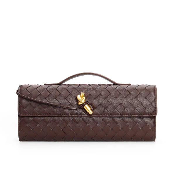 Woven clutch leather Bag