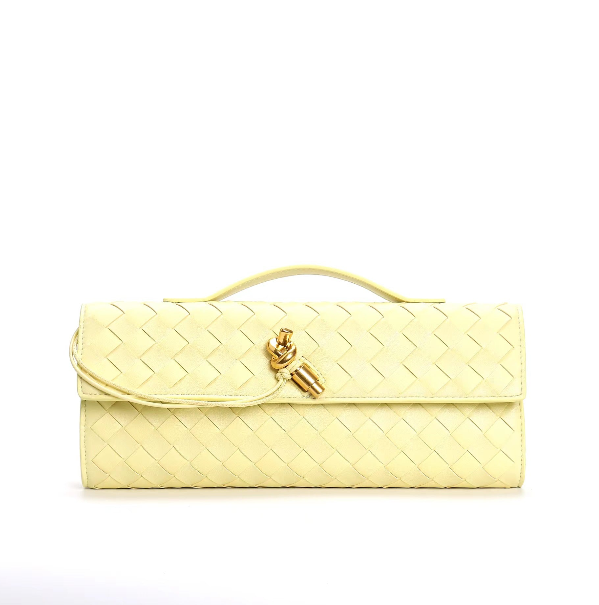 Woven clutch leather Bag