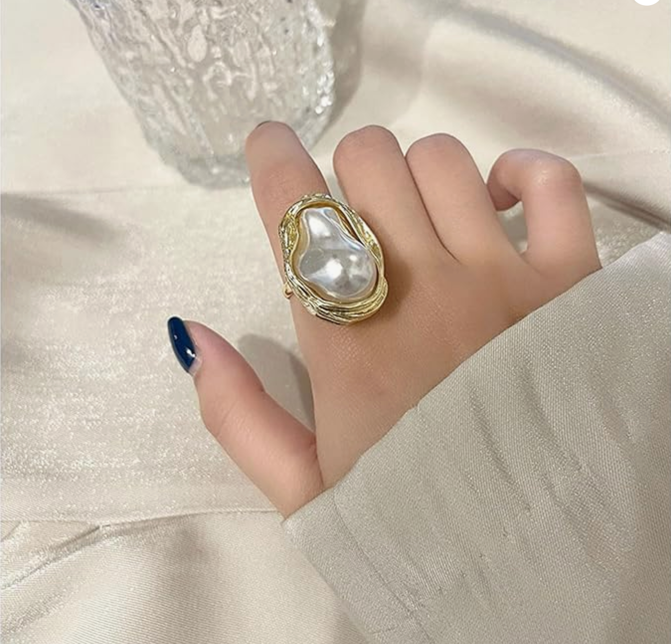 Baroque Pearl Ring