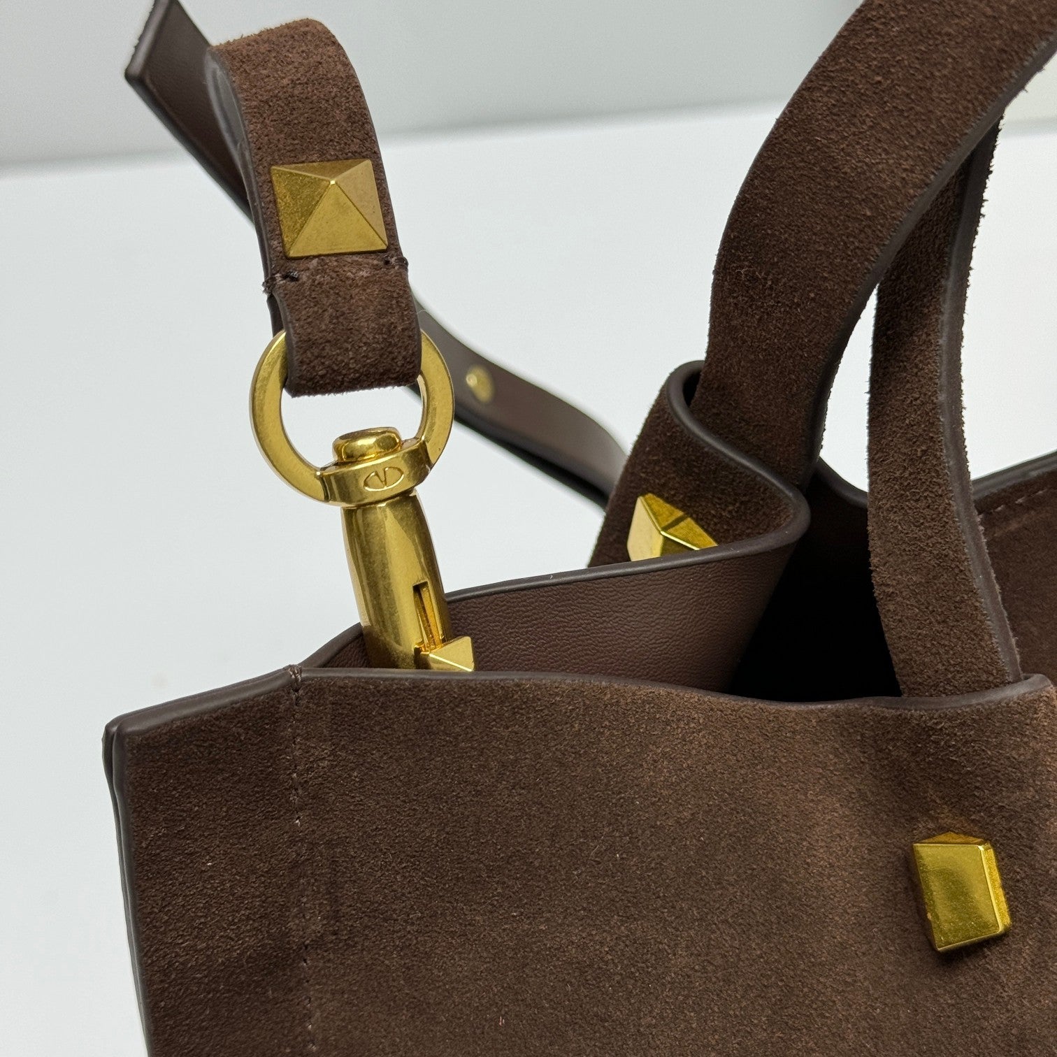 Suede Charm Carryall