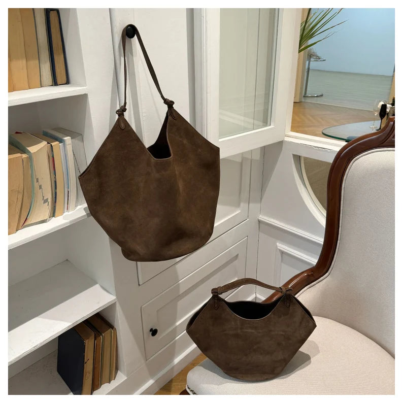 Refined Suede Bucket