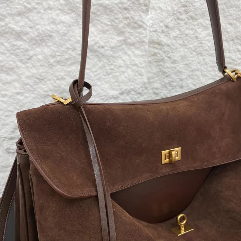 Suede leather Bag