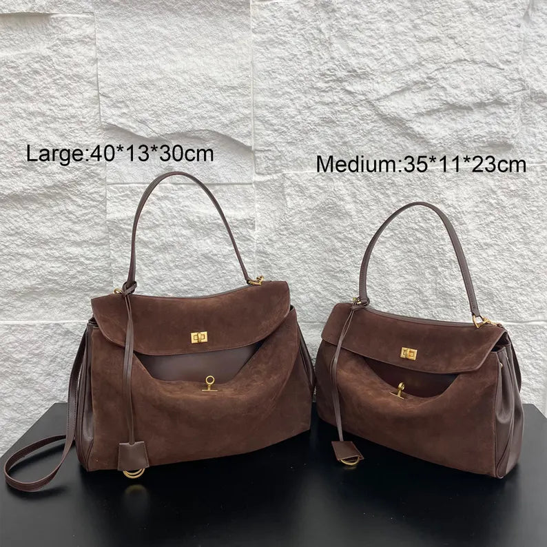 Suede leather Bag