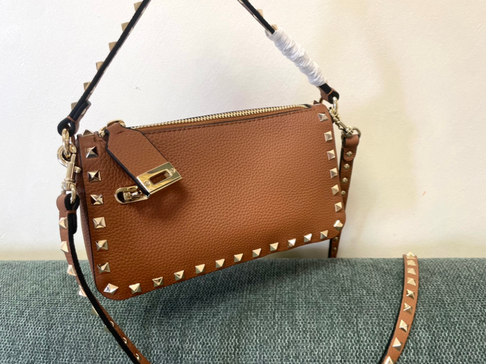 Pebbled Calfskin Crossbody Bag