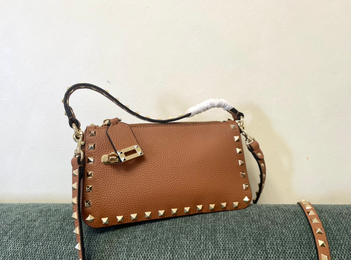 Pebbled Calfskin Crossbody Bag